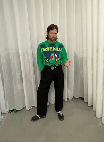 Mathieu wearing the YUP Rodeo belt