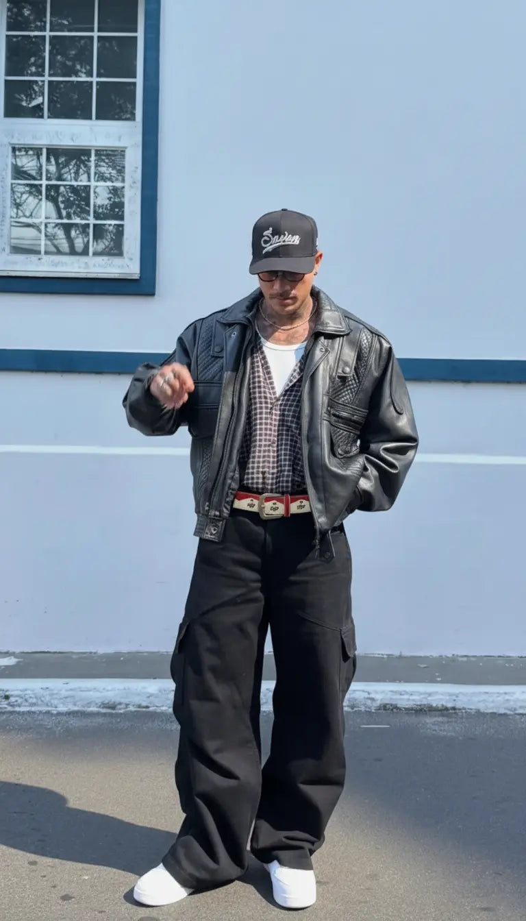 RIDGELINE — Tobacco Leather Belt YUP