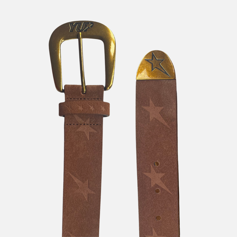 LONESTAR — Star-Embossed Suede